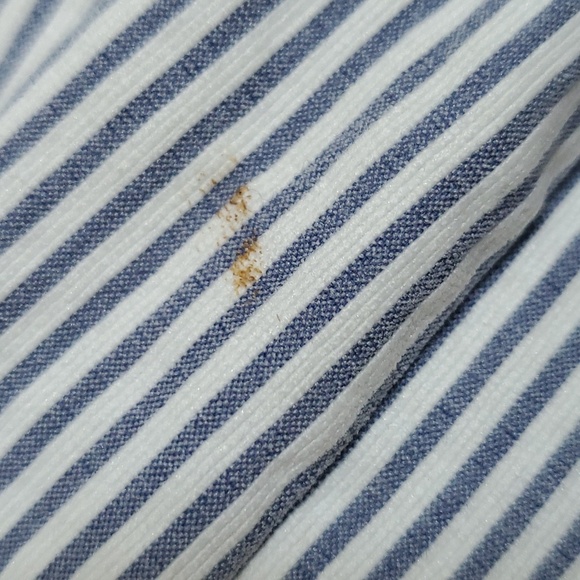 3 PIECE J CREW SET BLAZER+PANT+SKIRT Seersucker/Pin Striped Style, Blue & White - Picture 14 of 17